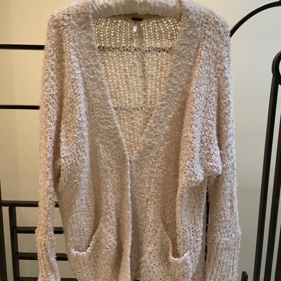 Free People Knit Cream Sweater